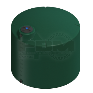 3000 Gallon Water Storage Tank – Dark Green