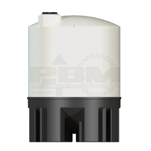3000 Gallon Cone Bottom Tank – 30 Degree Slope With Stand – White