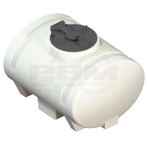 70 Gallon Elliptical Leg Tank – White