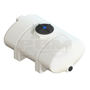 335 Gallon Elliptical Leg Tank – White
