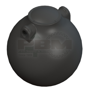 300 Gallon Spherical Pump Tank