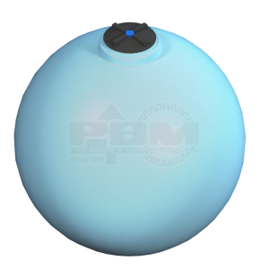 1000 Gallon Heavy Duty Sphere Tank Without Fitting – Blue