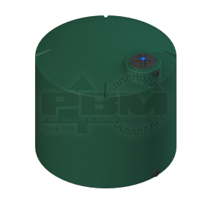 2500 Gallon Water Storage Tank – Dark Green