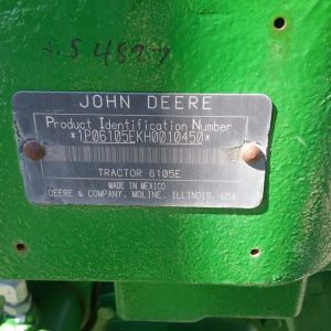 2017 JOHN DEERE 6105E X717281